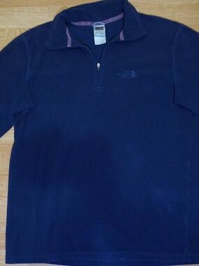 The North Face TKA 100 1/4 Zip Fleece – Navy – Men's Size Small